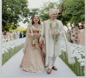 Indian actress Parineeti Chopra tied the knot with the Indian politician Raghav Chadha
