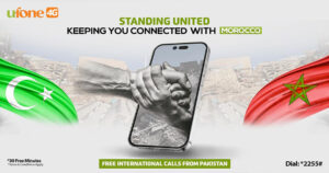 Ufone 4G offers free calls to Morocco