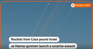 Hamas launch surprise attack from Gaza to Israel