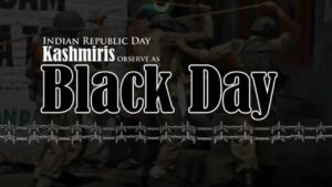 Kashmiris observe 27oct as black day