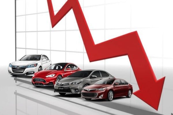 Car sale drop