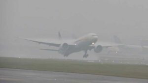 fog disrupts flight operations