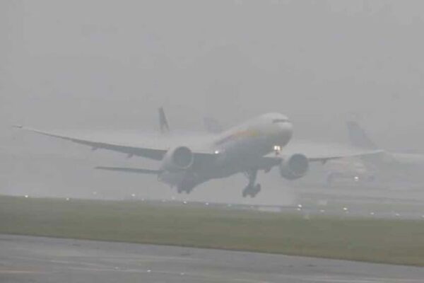 fog disrupts flight operations