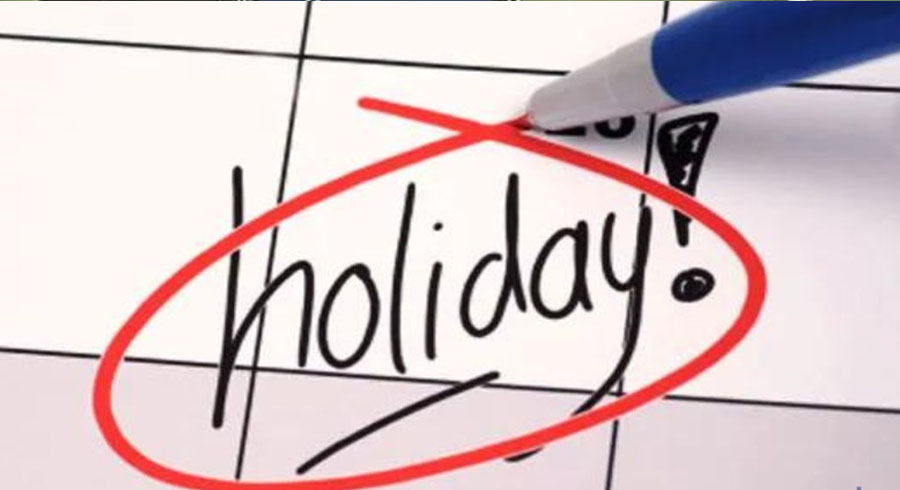 Govt, public holidays, July 16-17