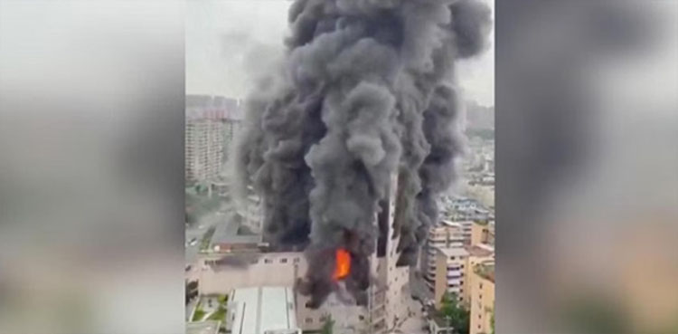 Fire, shopping centre, China, southwest, kills 16