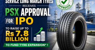 Service Long March Tyres Gets PSX Nod for IPO to Raise Rs 7.8 Billion for Expansion