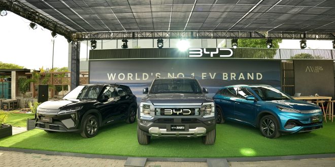BYD Pakistan Showcases NEV Range in Sialkot to Promote Electric Mobility