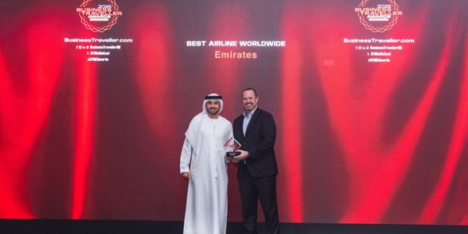 Emirates Wins Best Airline Worldwide at 2026 BTME Awards for 13th Consecutive Year