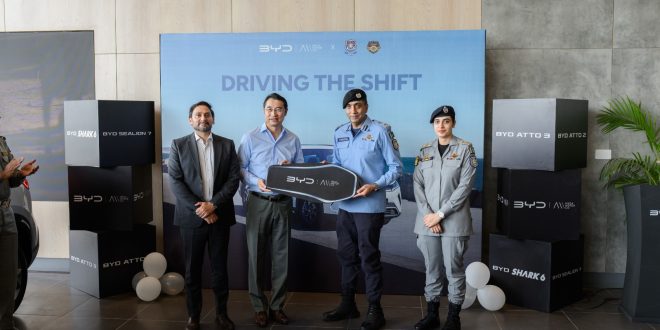 Islamabad Police Expand Electric Vehicle Fleet with BYD Cars