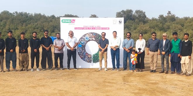 Zong Partners with WWF Pakistan and ISPES to Mark Plastic Free July with Hawksbay Clean-Up