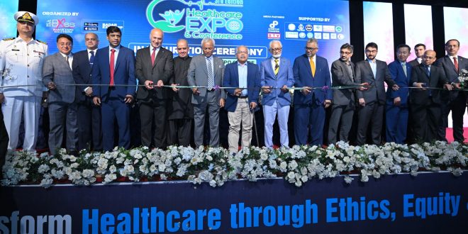Governor Sindh Nehal Hashmi Inaugurates Three-Day Healthcare Exhibition at Expo Centre Karachi
