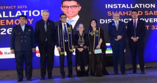 Rotary District 3271 Installs Shahzad Sabir as Governor, Launches Centenary Service Initiatives