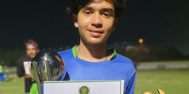 Young Cricketer Arham Mehfooz Shines with Outstanding All-Round Performance