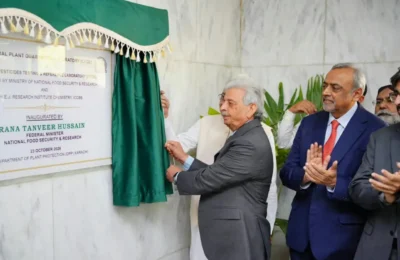 Pakistan Opens Central Plant Quarantine Laboratory to Support Agricultural Exports